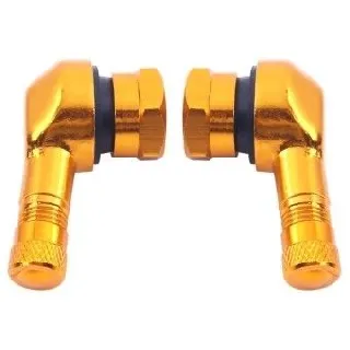 Szelep 90 fokos alu. arany (11,3mm)