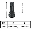 TR 412 TL motor szelep (egyenes, rövid)